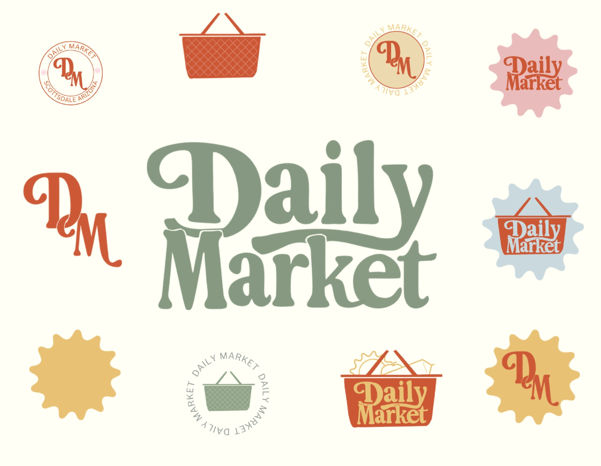 The full Daily Market family of marks shown together
